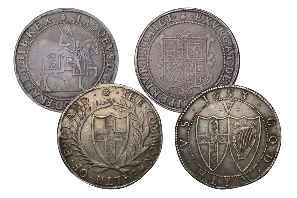 King James I coin reference