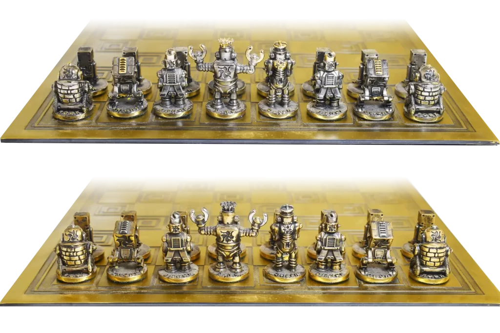 Robot Themed Chess Board