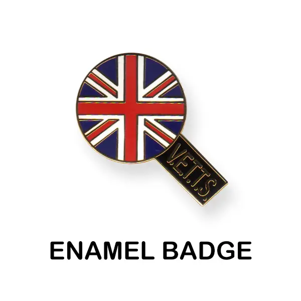 Enamel Badge example