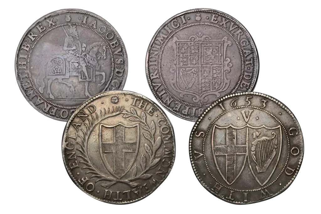 King James I coin reference