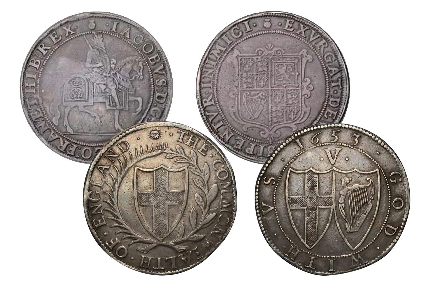 King James I coin reference