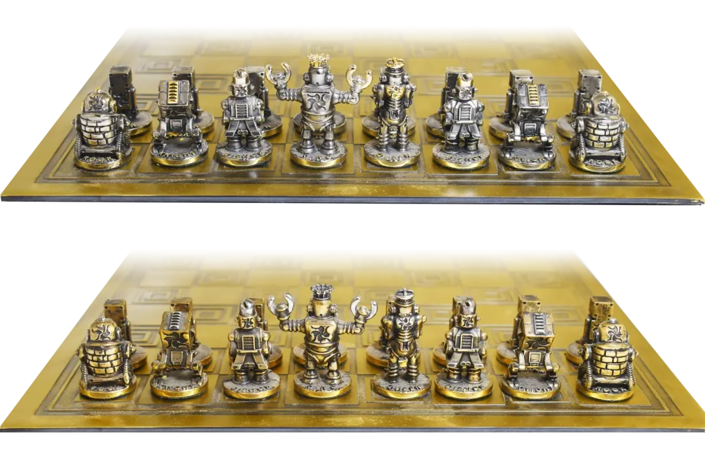 Robot Themed Chess Board