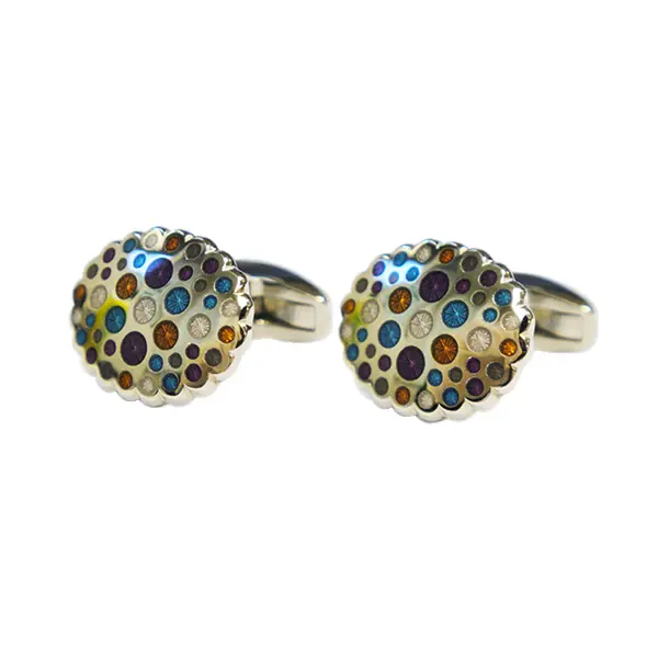 Bubble trouble multicolour cufflinks