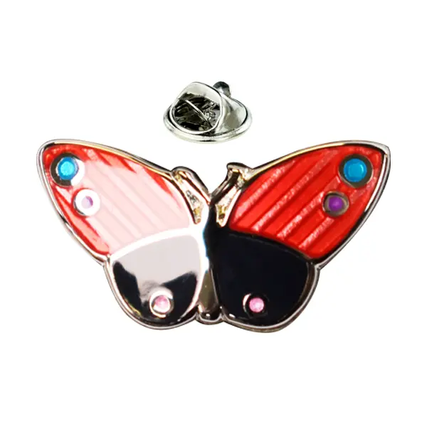 Butterfly enamel pin badge