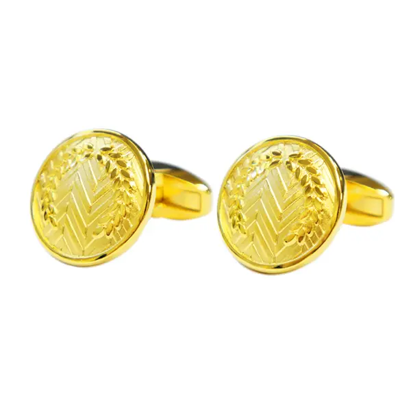 Championship gold cufflinks