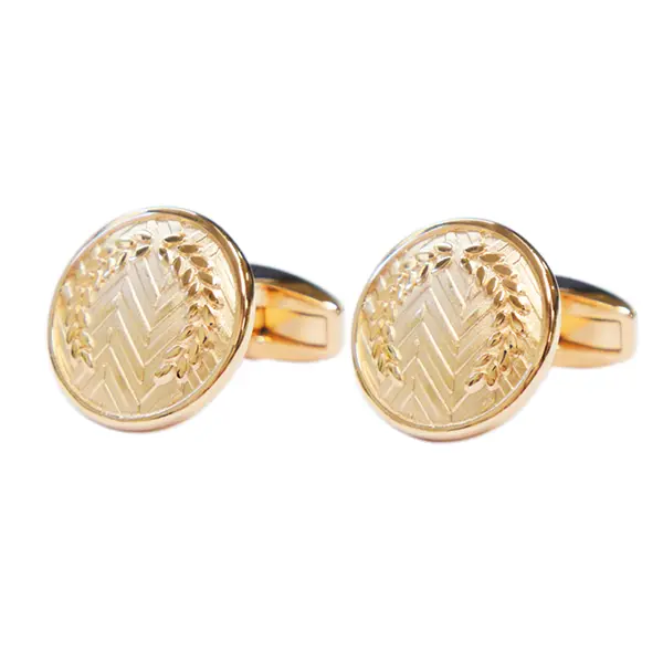 Championship rose gold cufflinks