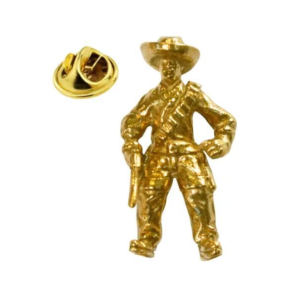 Cowboy pin badge