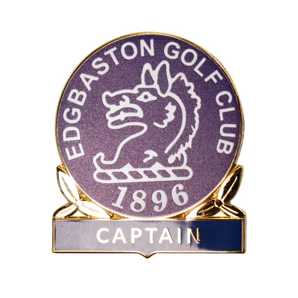 Edgbaston Golf Club captain badge