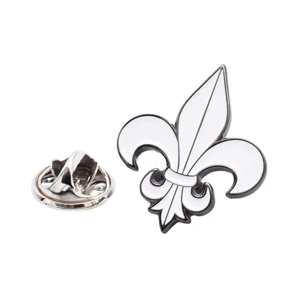 Fleur de Lys pin badge