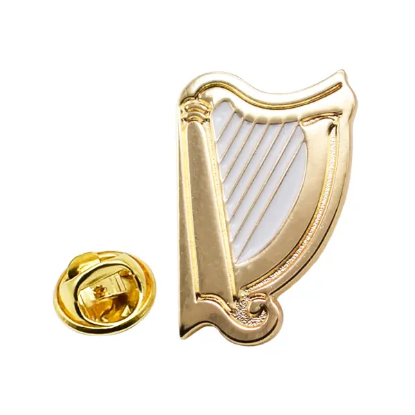 Guinness harp pin badge