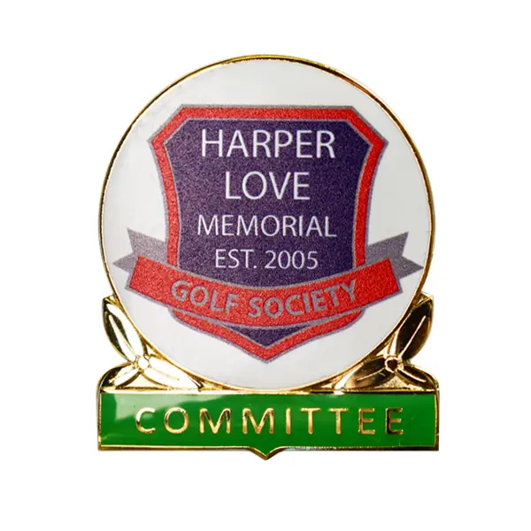 Harper Love Memorial committee badge