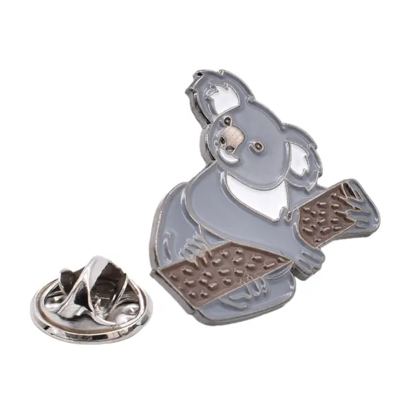 Koala bear pin badge