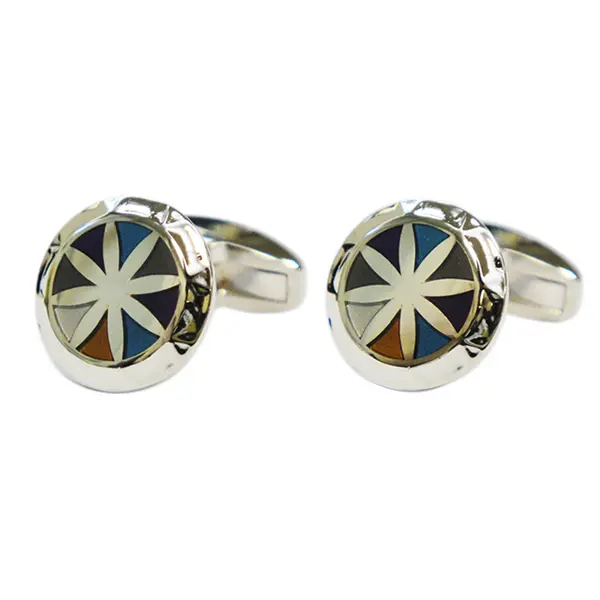 Multicolour Lynnfield star cufflinks