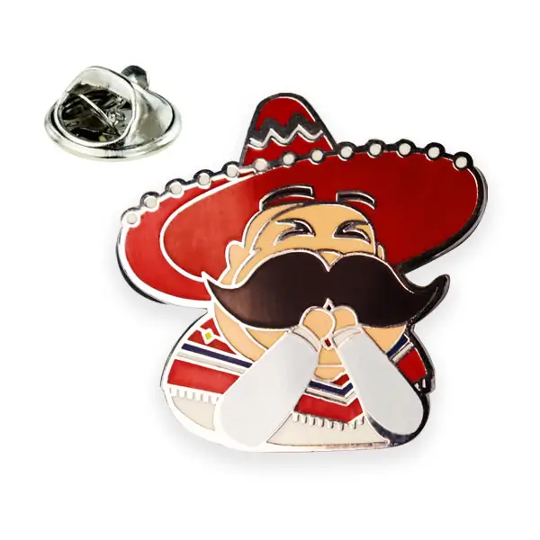 Mariachi singer pin badge