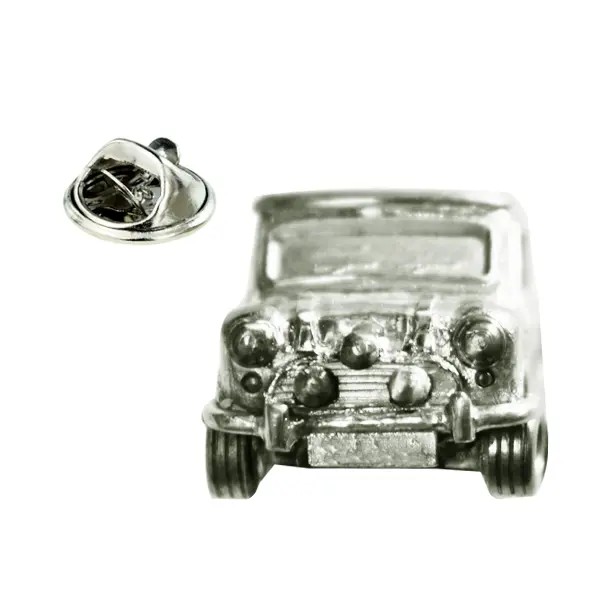 Mini Cooper front view pin badge