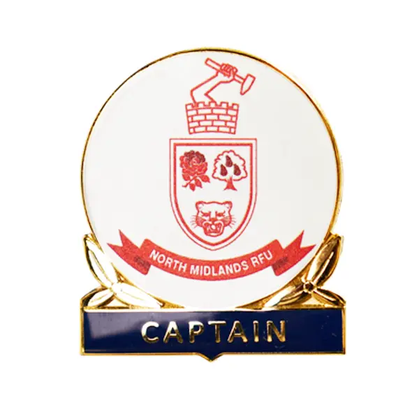 North Midlands RFU Captain badge