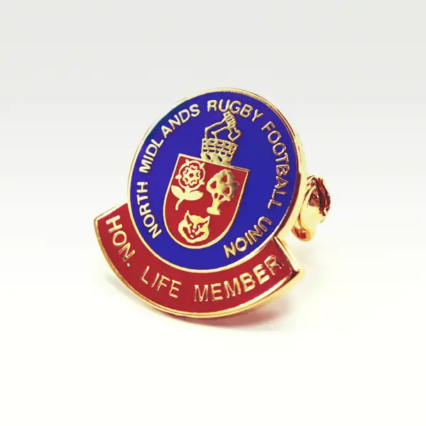 North-Mids RFU Life Member Badge