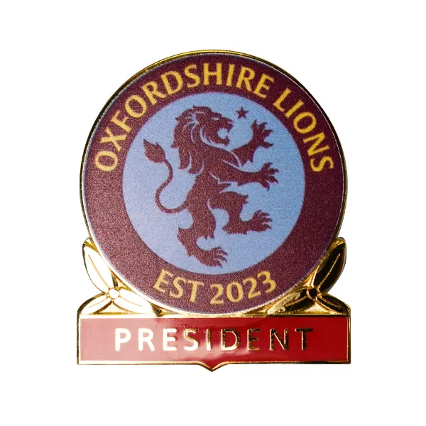 Oxfordshire lions president badge