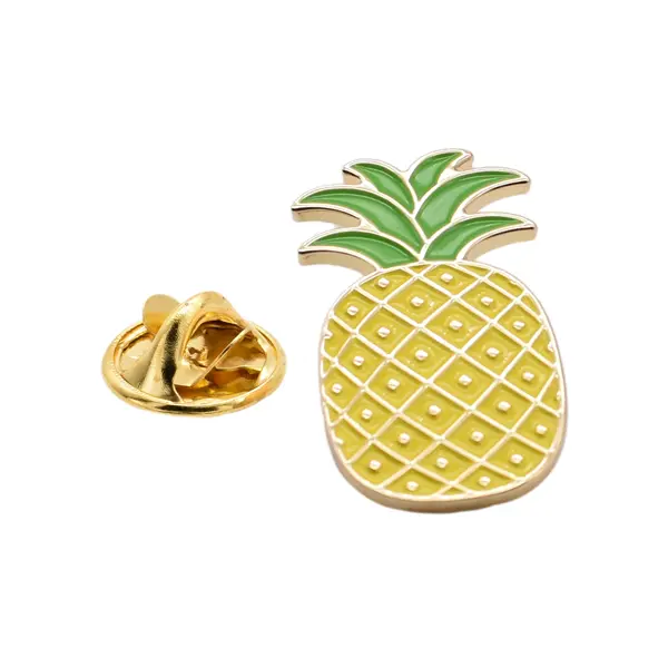 Pineapple pin badge