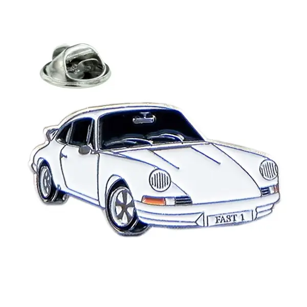 Porsche sports car pin badge