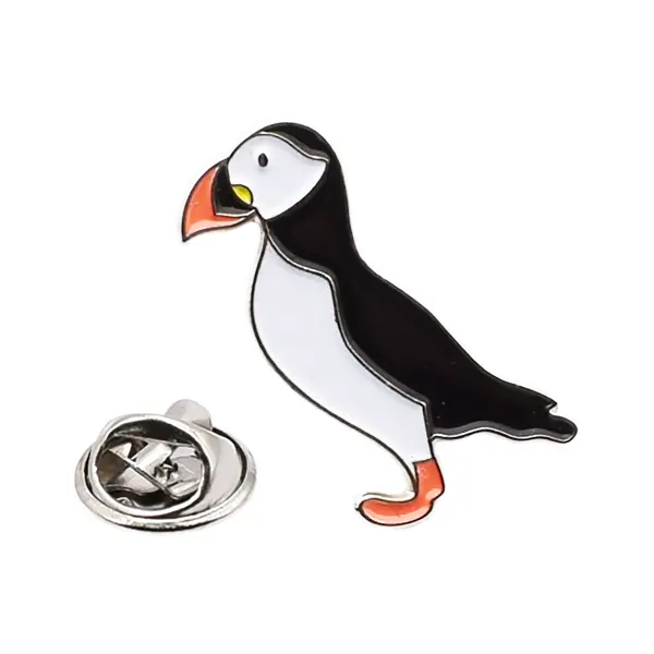 Puffin pin badge