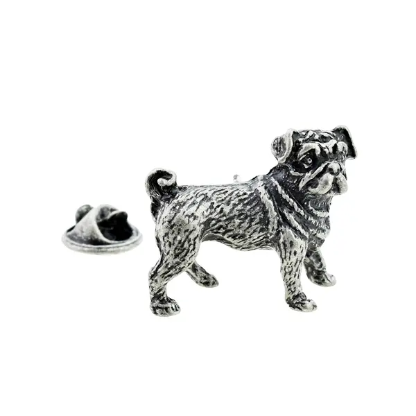 Pug pin badge