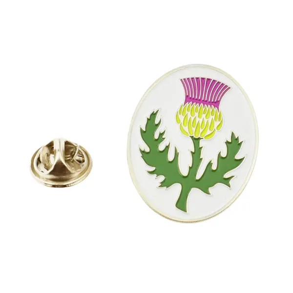 Scottish thistle pin badge