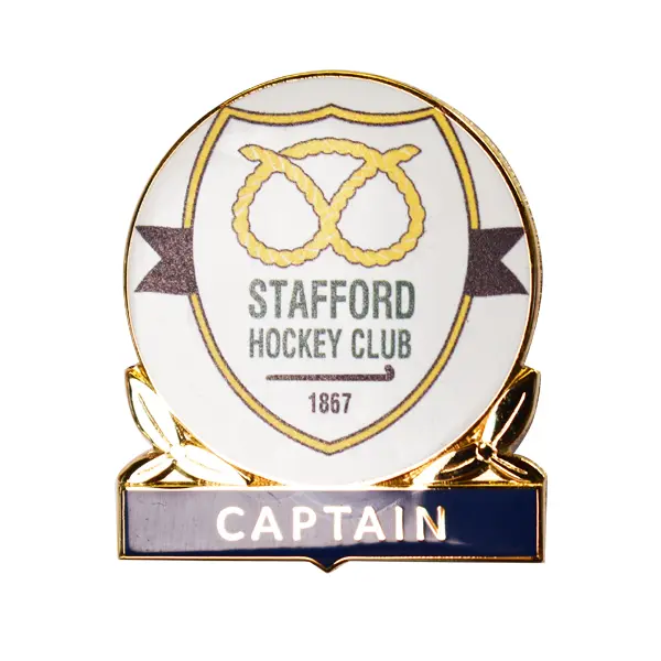 Stafford hockey club captain badge