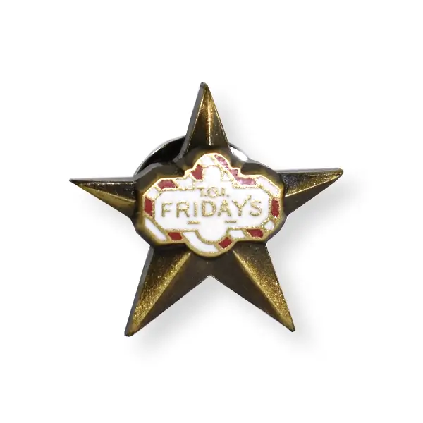 TGI Friday's antique effect star badge