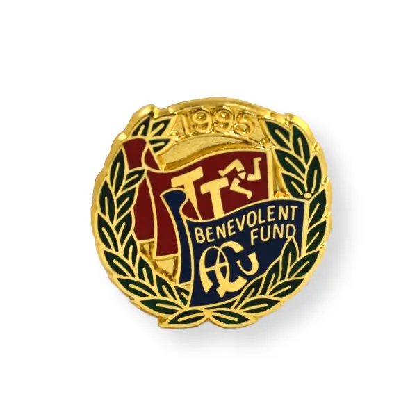 TT Benevolent fund pin badge