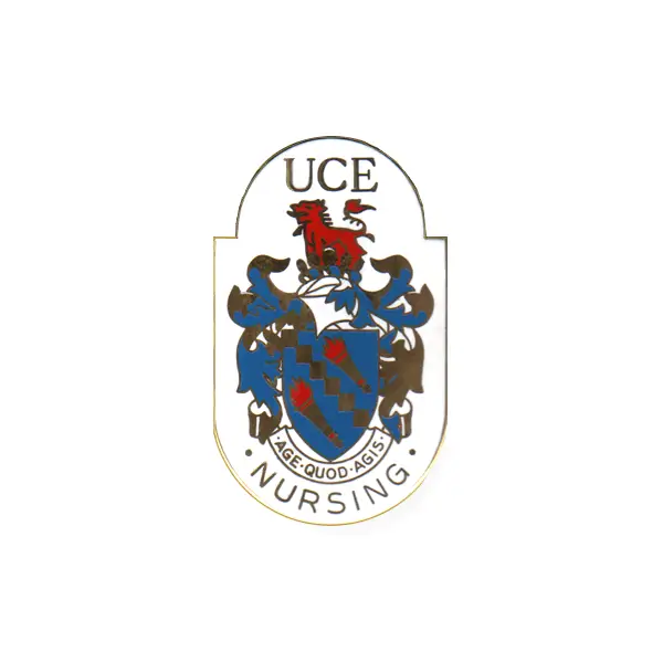 Silver UCE nursing badge