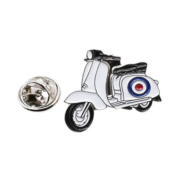 Vespa Scooter pin badge