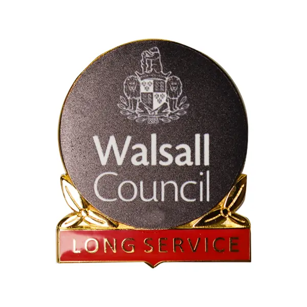 Walsall Council long service badge