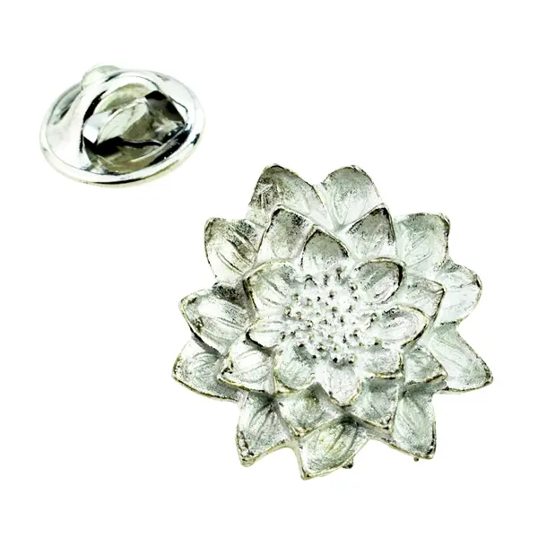 Waterlily pin badge