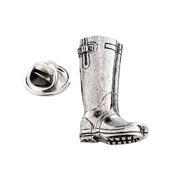 Wellington boot pin badge