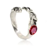 925 Sterling Silver Capricorn ring