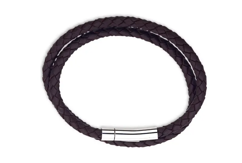 Double Wrap Leather Bracelet