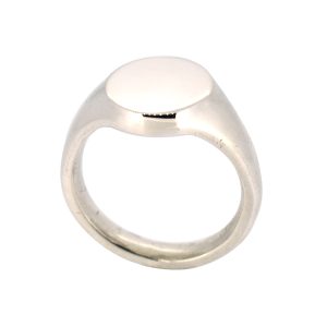 925 Sterling Silver Signet Ring.