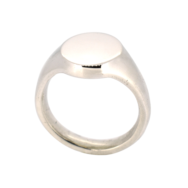 925 Sterling Silver Signet Ring.