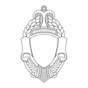 bespoke medal vector drawing