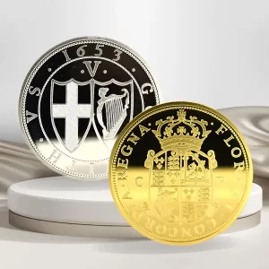 Collectible coins or heirloom medals crafted in precious metals such as 9ct gold and sterling silver.