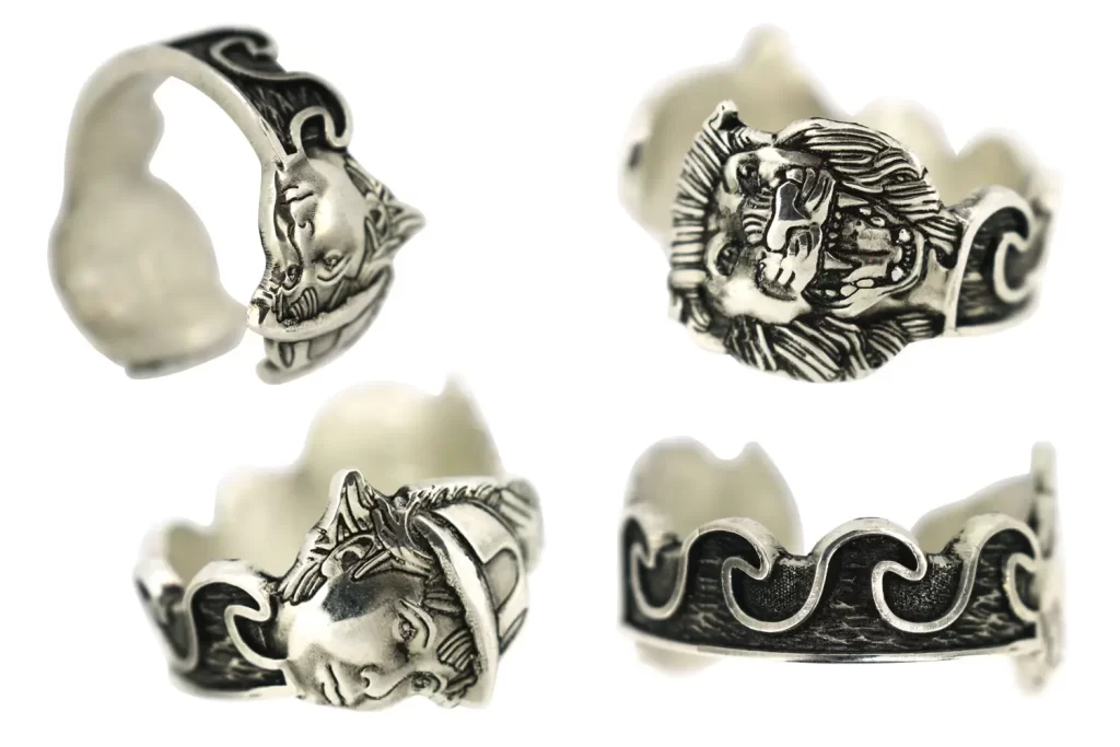 The final Britannia Ring product as seen from various different angles and viewpoints.