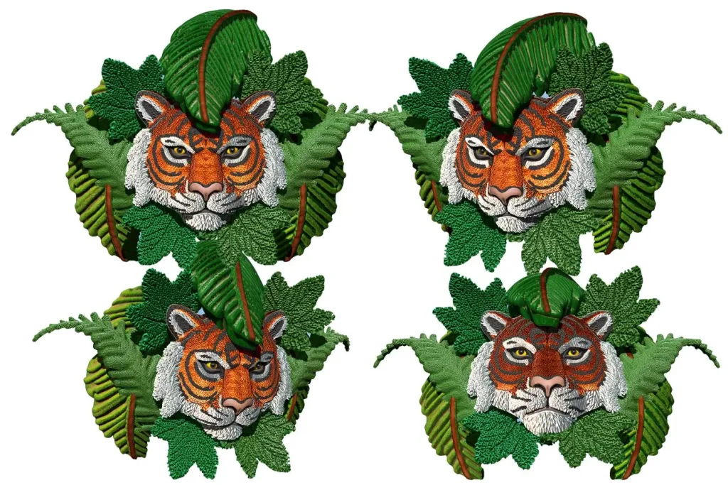 Sunda Tiger Badge Render Studies | Lighting and Relief Testing